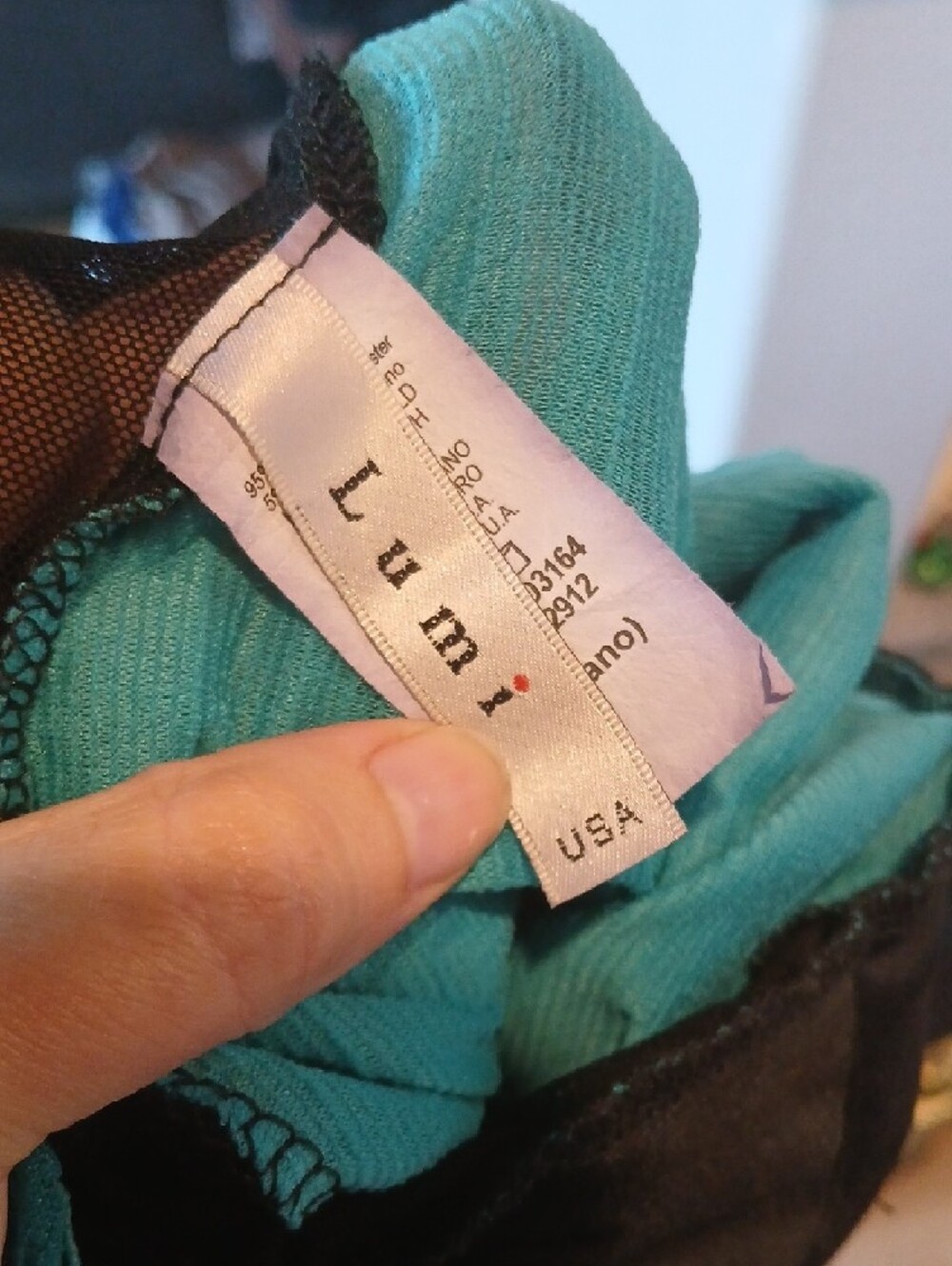 Lumi Medium Turquoise Ruffle Mesh Mini Dress Party Mini Stretchy Ruffle - Picture 4 of 5
